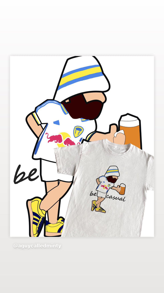 A Guy Called Minty, Be Casual Leeds Utd regular fit Tshirt