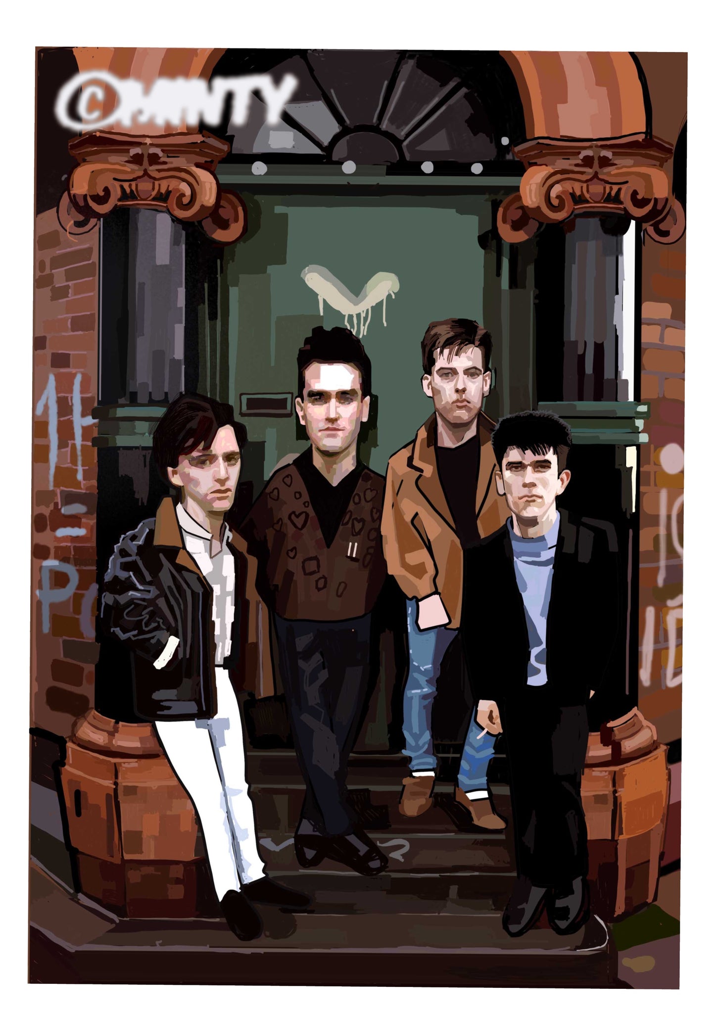The Smiths Salford lads club V.2 print....