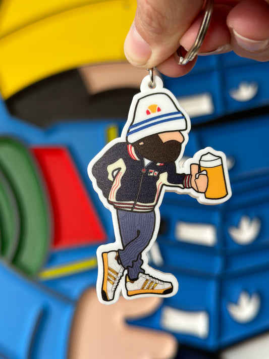 Be Casual 80s no.1  limited edition PVC Keyring