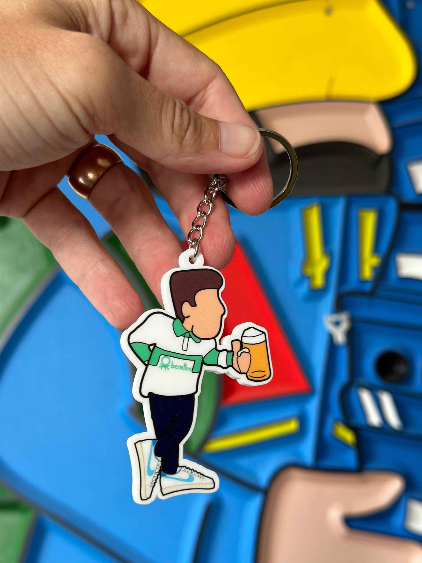 Be Casual 80s no.2 limited edition PVC Keyring
