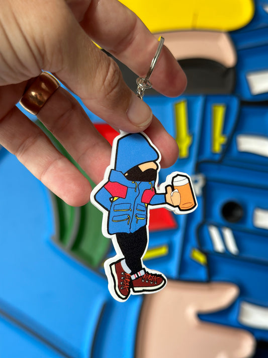 Be Casual 80s no.3  limited edition PVC Keyring