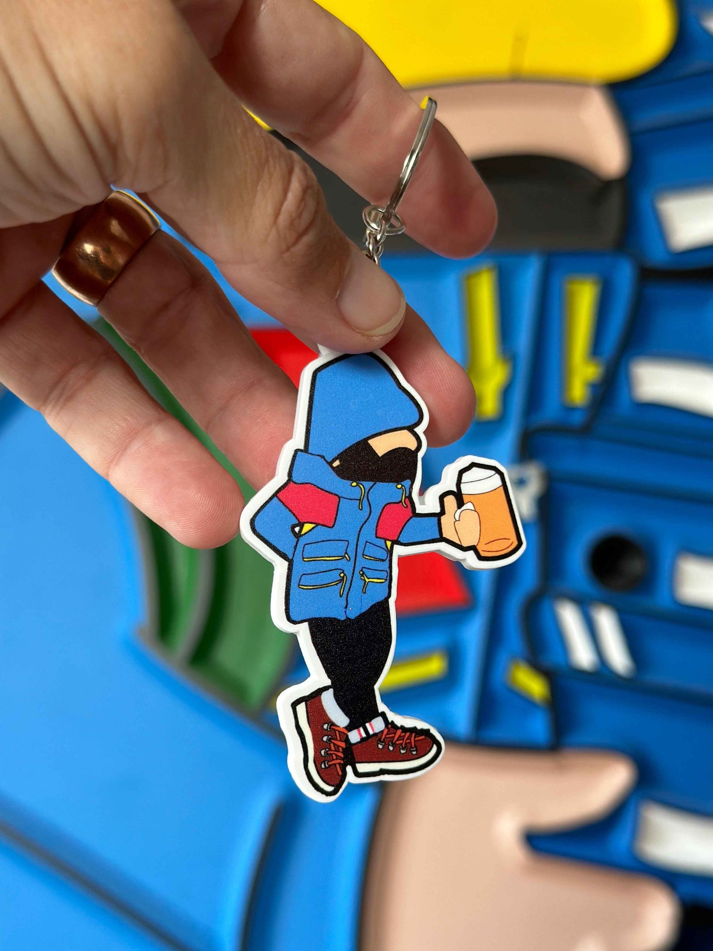 Be Casual 80s no.3 limited edition PVC Keyring