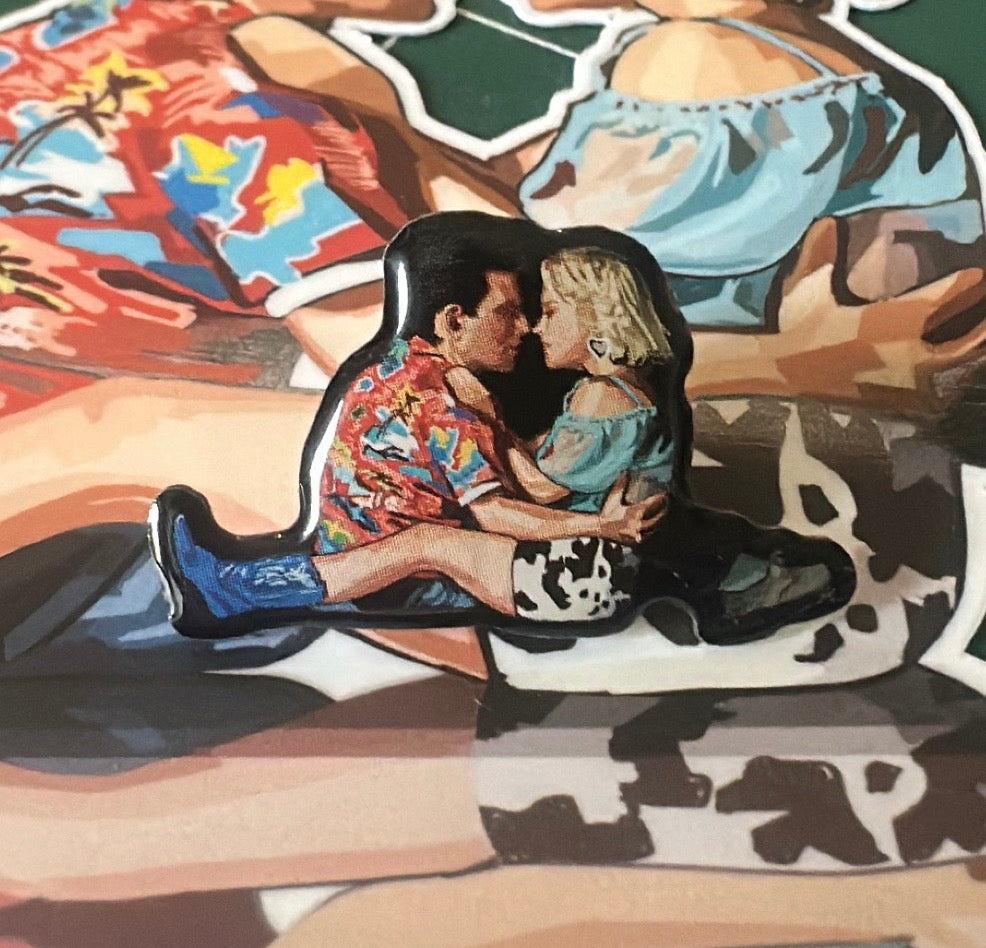 True Romance limited edition pin badge
