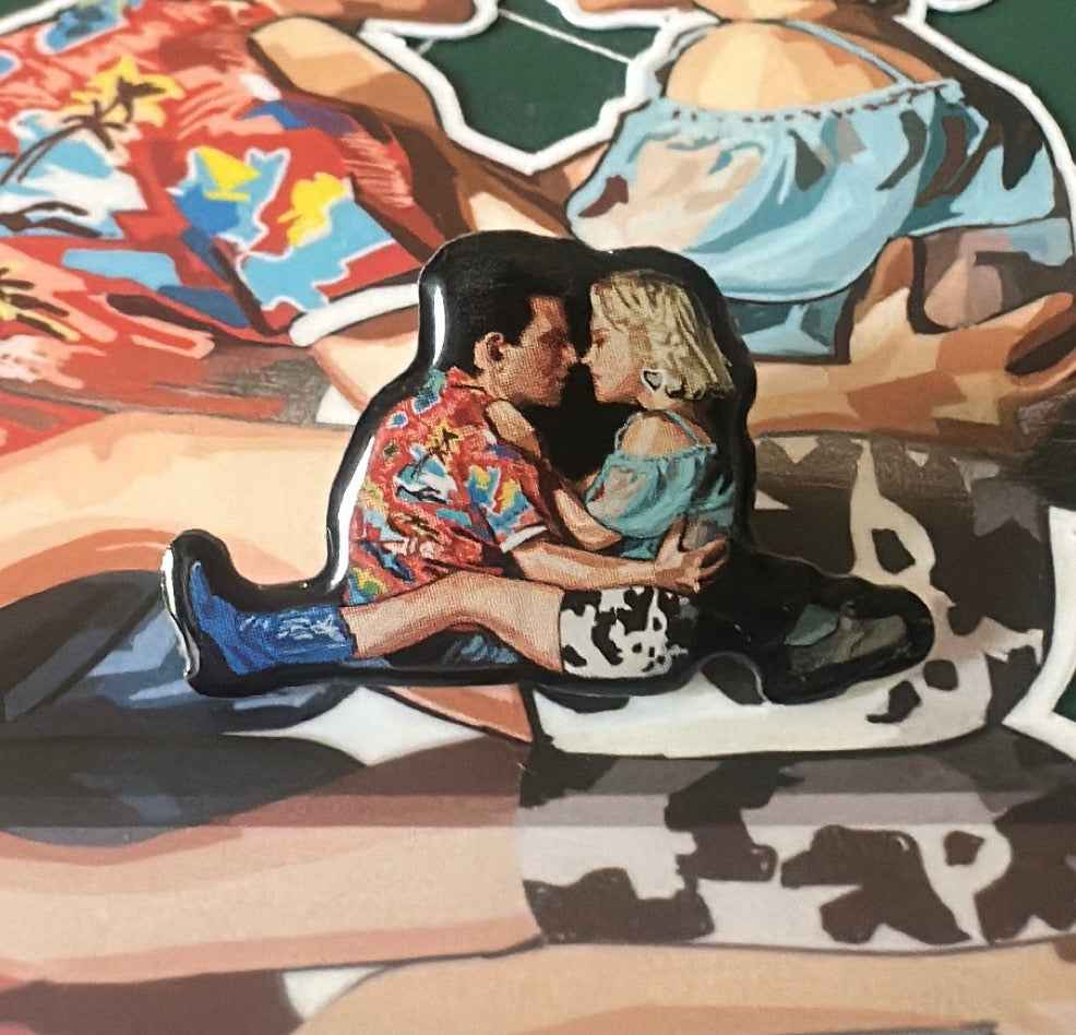 True Romance limited edition pin badge