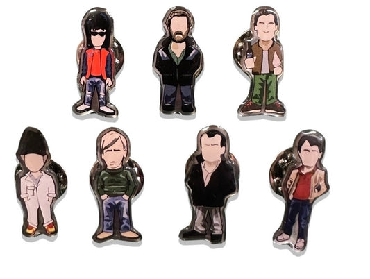Auf Weidersehen Pet  limited edition Enamel Pin Badge Sets