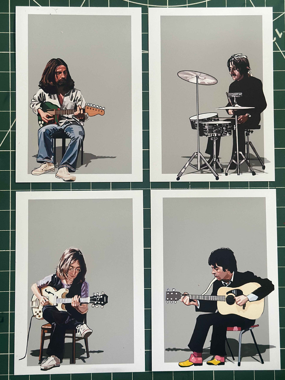 The Beatles in Studio print