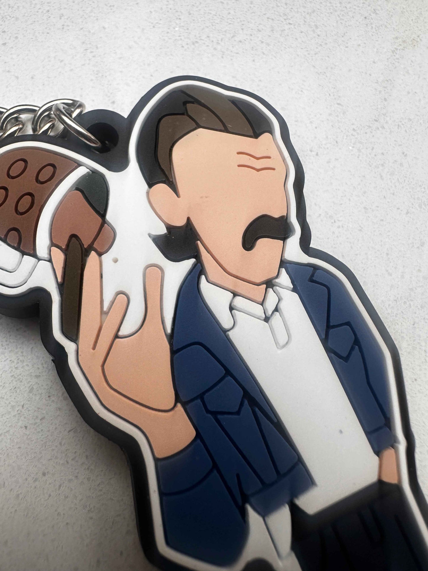 Begbie (trainpsotting) limited edition PVC keyring.