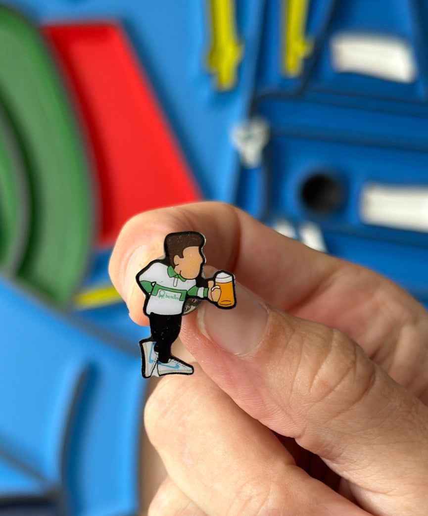 Be Casual 80s no.2 limited edition Enamel Pin Badge