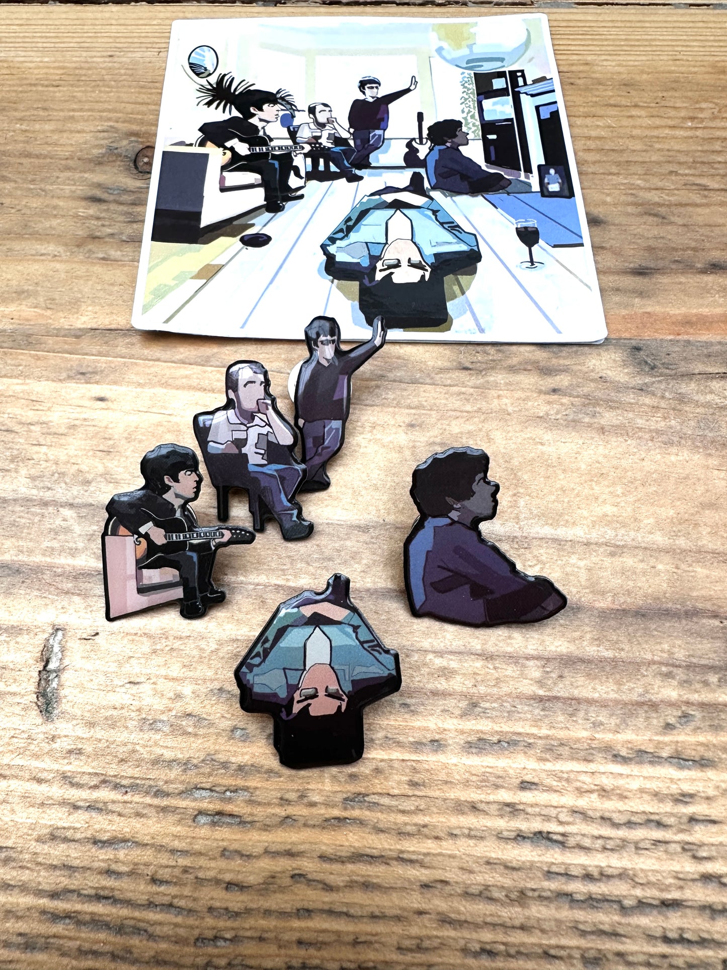 Oasis Definitely Minty limited edition Pin set PREORDER