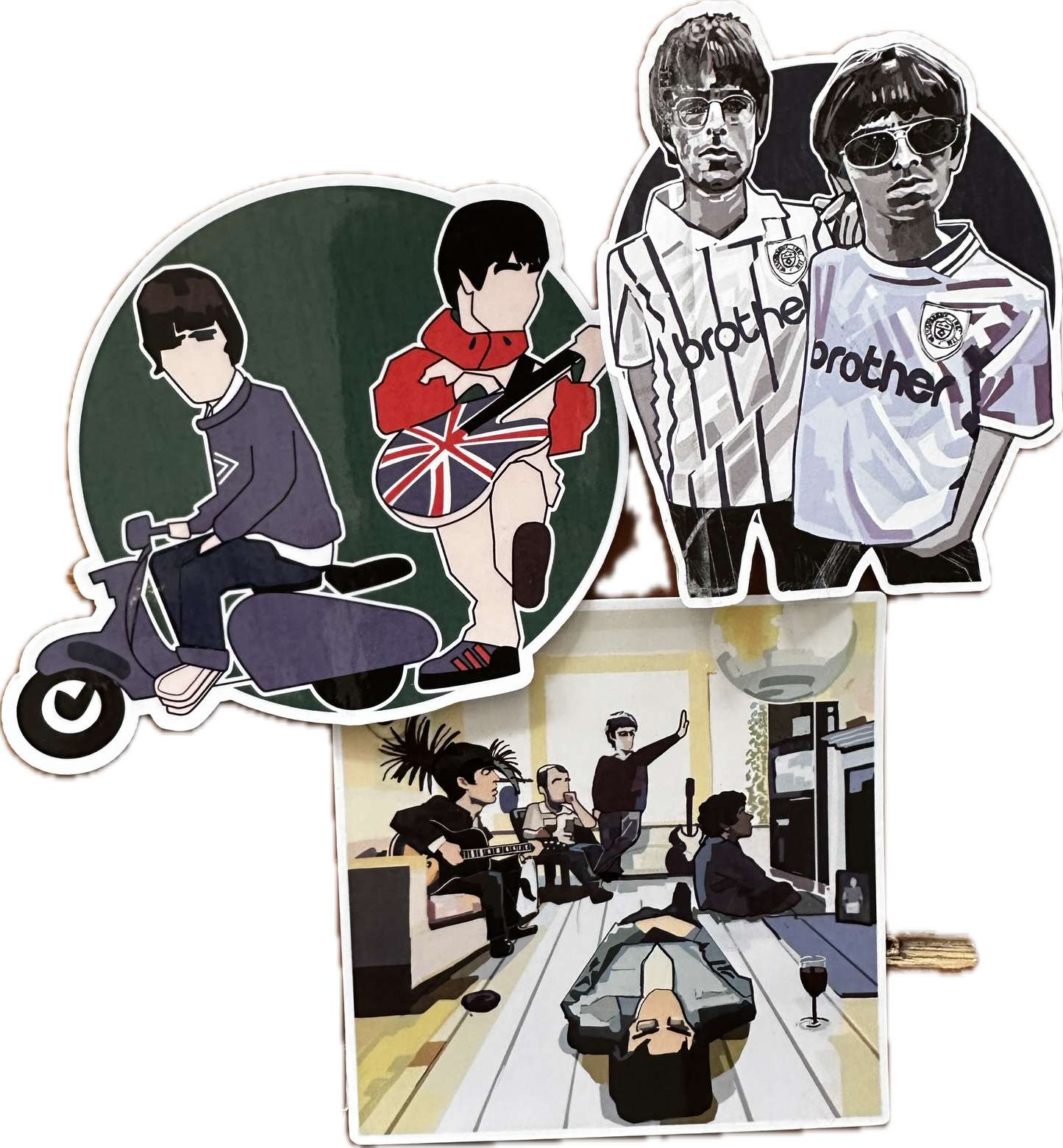 Oasis Definitely Minty limited edition Pin set PREORDER