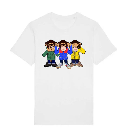 A Guy Called Minty Three Wise Monkey  Regular Fit T-Shirt