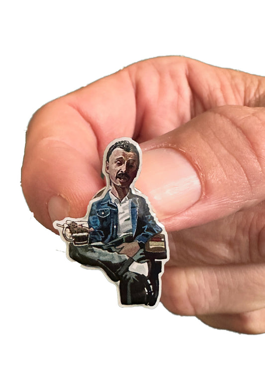 Begbie (trainpsotting) limited edition pin badge
