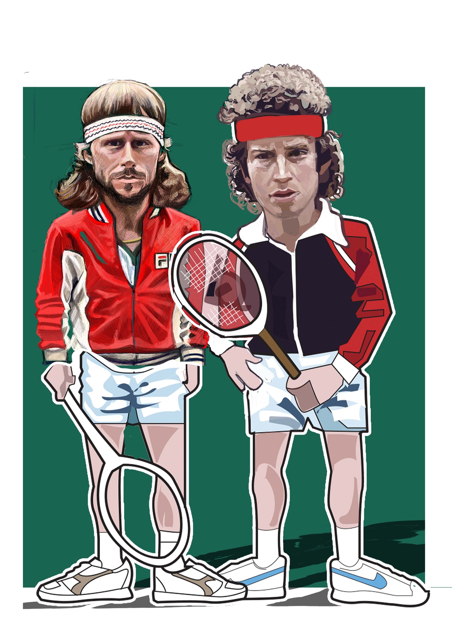 Borg & McEnroe Print