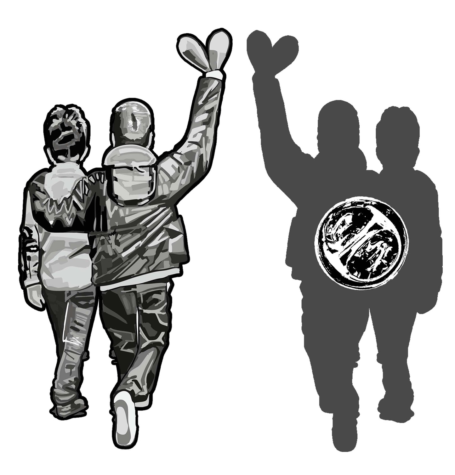 Brotherly Love limited edition pin badge PRE ORDER