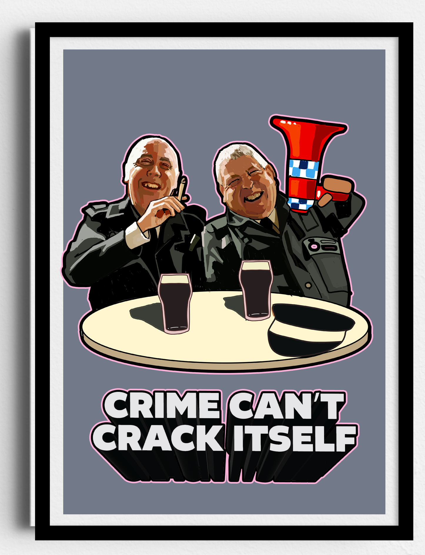 Early doors Crime Can't crack itself Print
