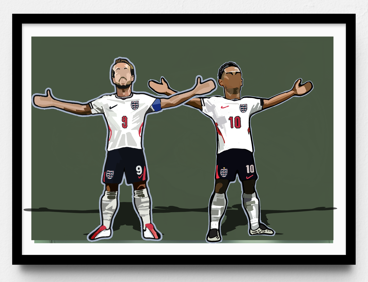 harry kane - Jude Bellingham - Mexico - England - World Cup 2026 print