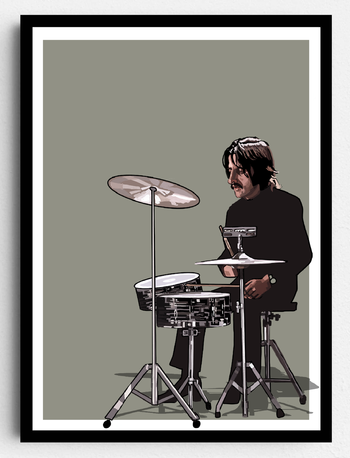 The Beatles in Studio print
