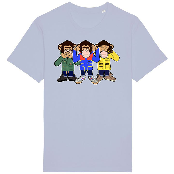A Guy Called Minty Three Wise Monkey Regular Fit T-Shirt