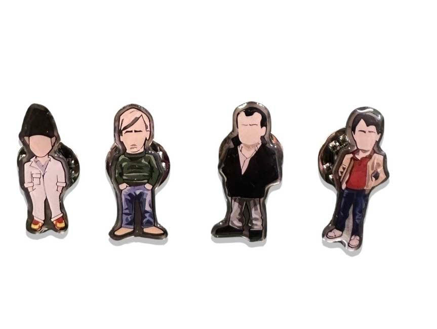 Auf Weidersehen Pet limited edition Enamel Pin Badge Sets