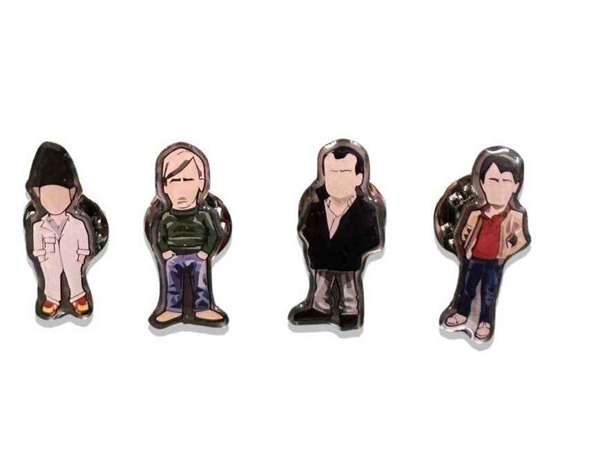 Auf Weidersehen Pet limited edition Enamel Pin Badge Sets