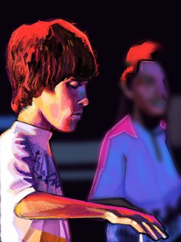 Stone Roses Blackpool 89 print...