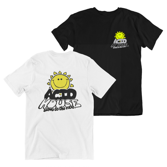 A Guy Called Minty, ACID HOUSE Front and Back Print Regular Fit T-Shirt