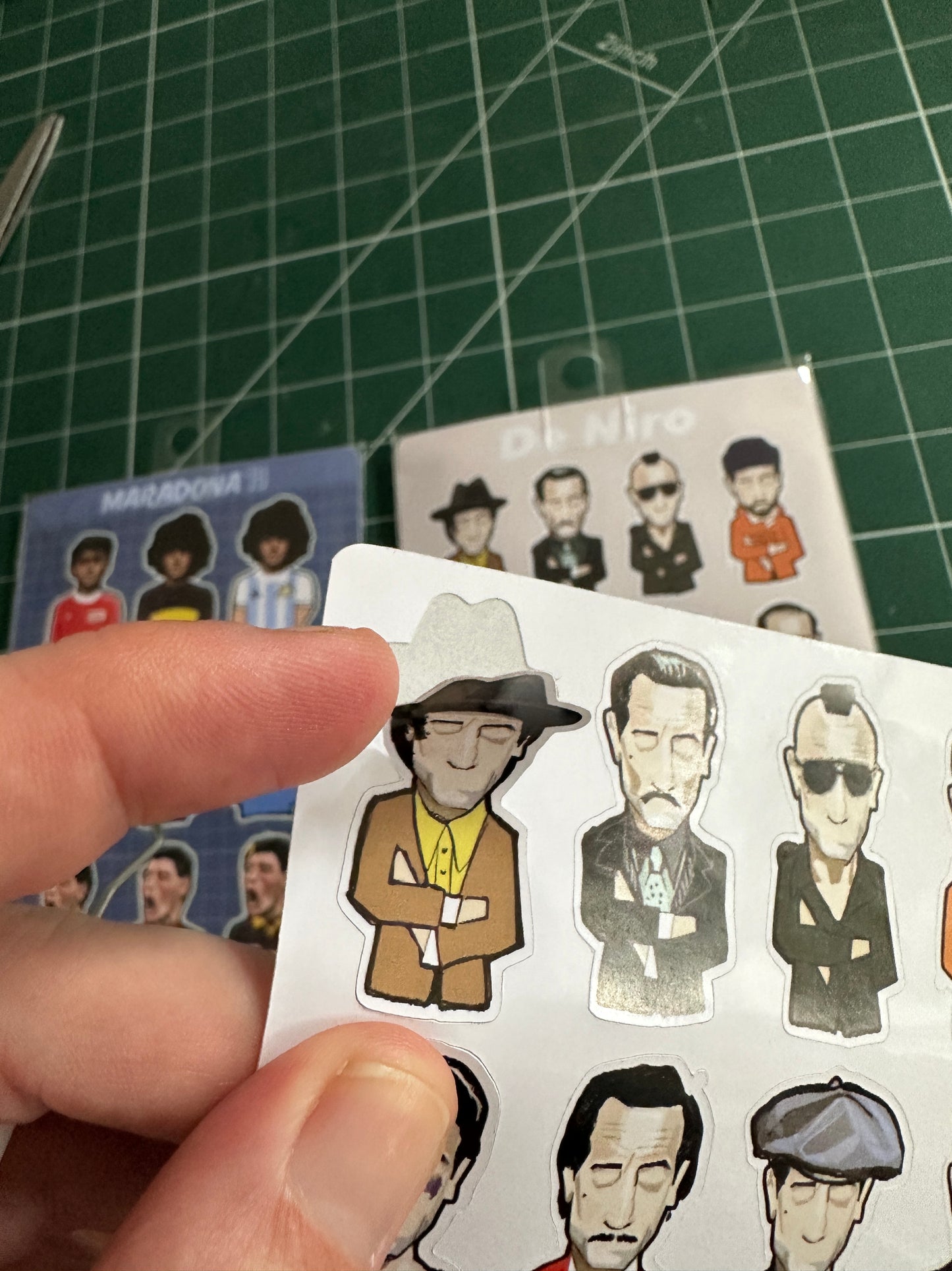 De Niro sticker Sheet (12 stickers)