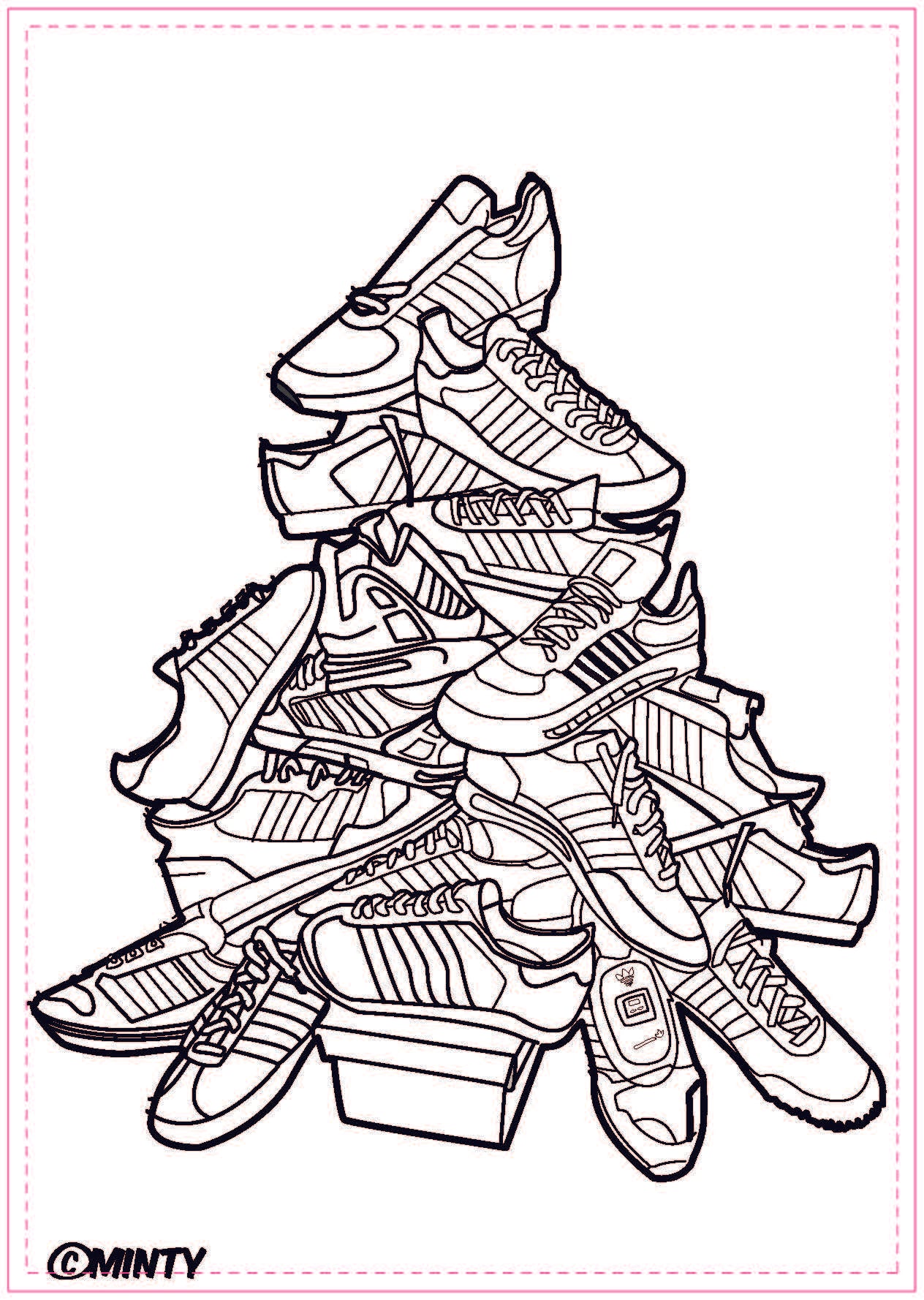 A Guy Called Minty Colouring Book