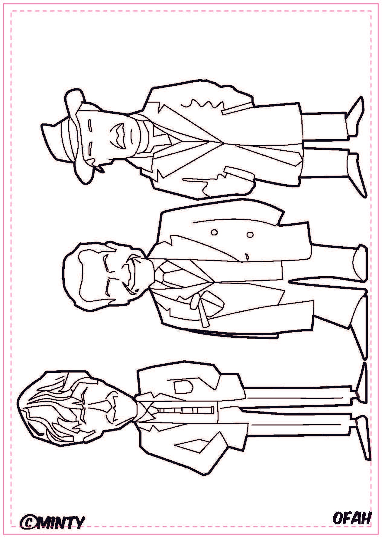 A Guy Called Minty Colouring Book