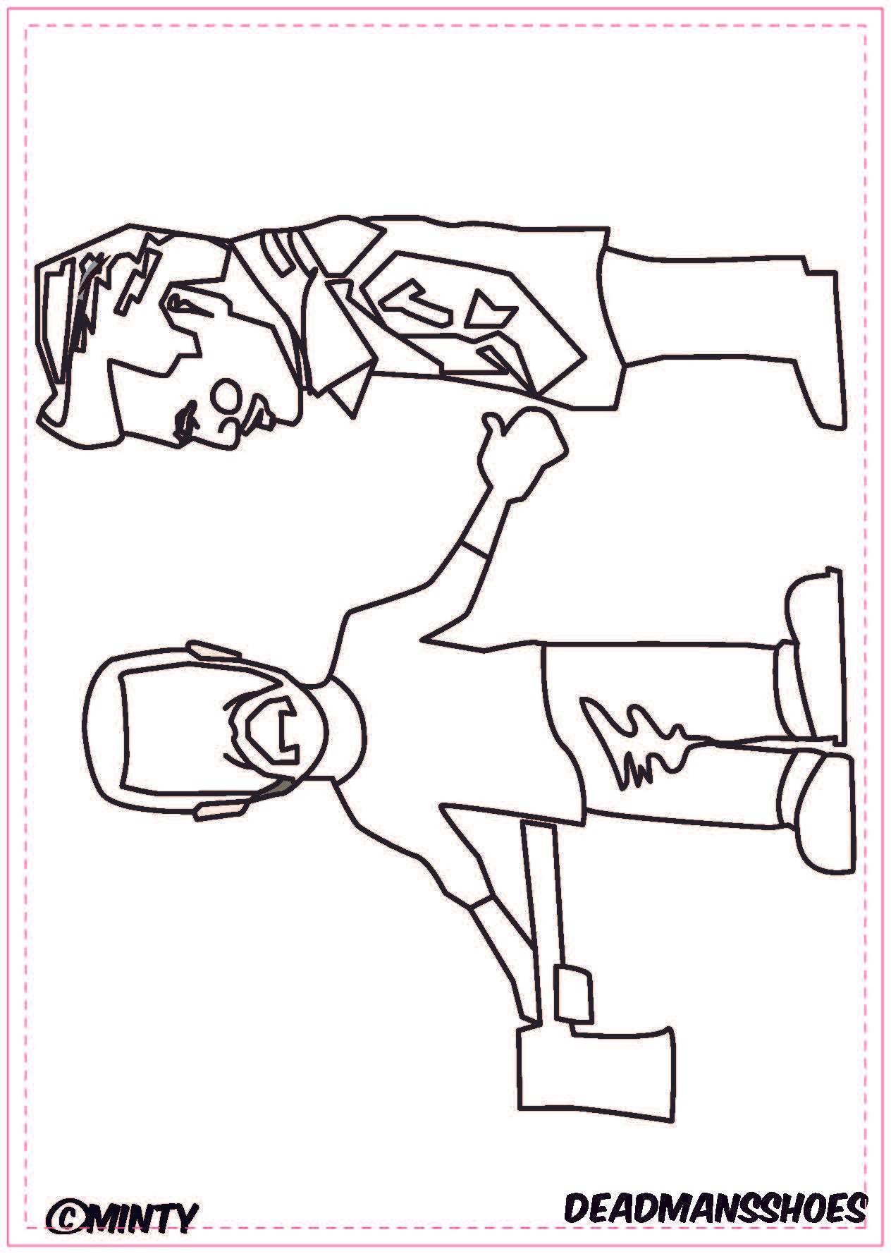 A Guy Called Minty Colouring Book