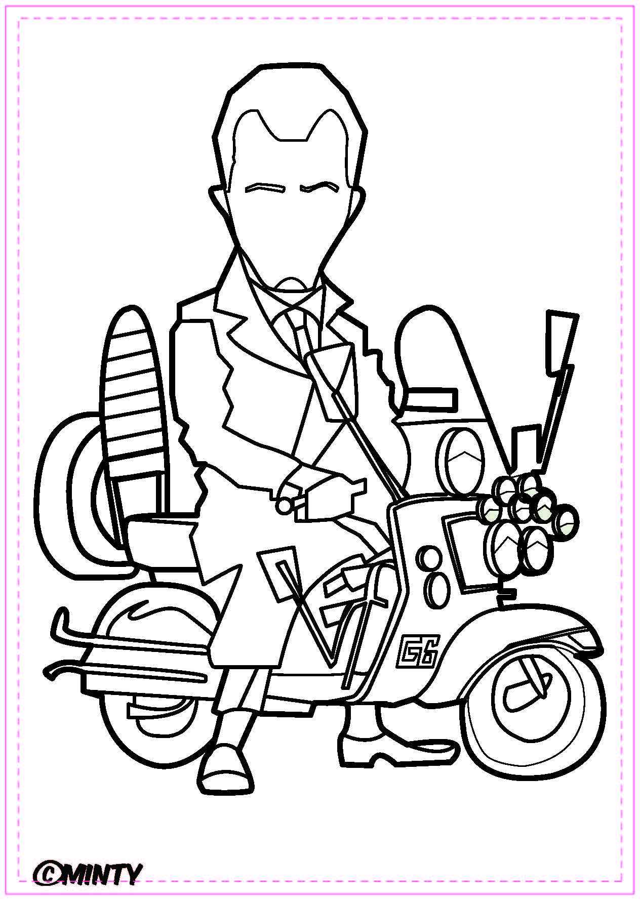 A Guy Called Minty Colouring Book