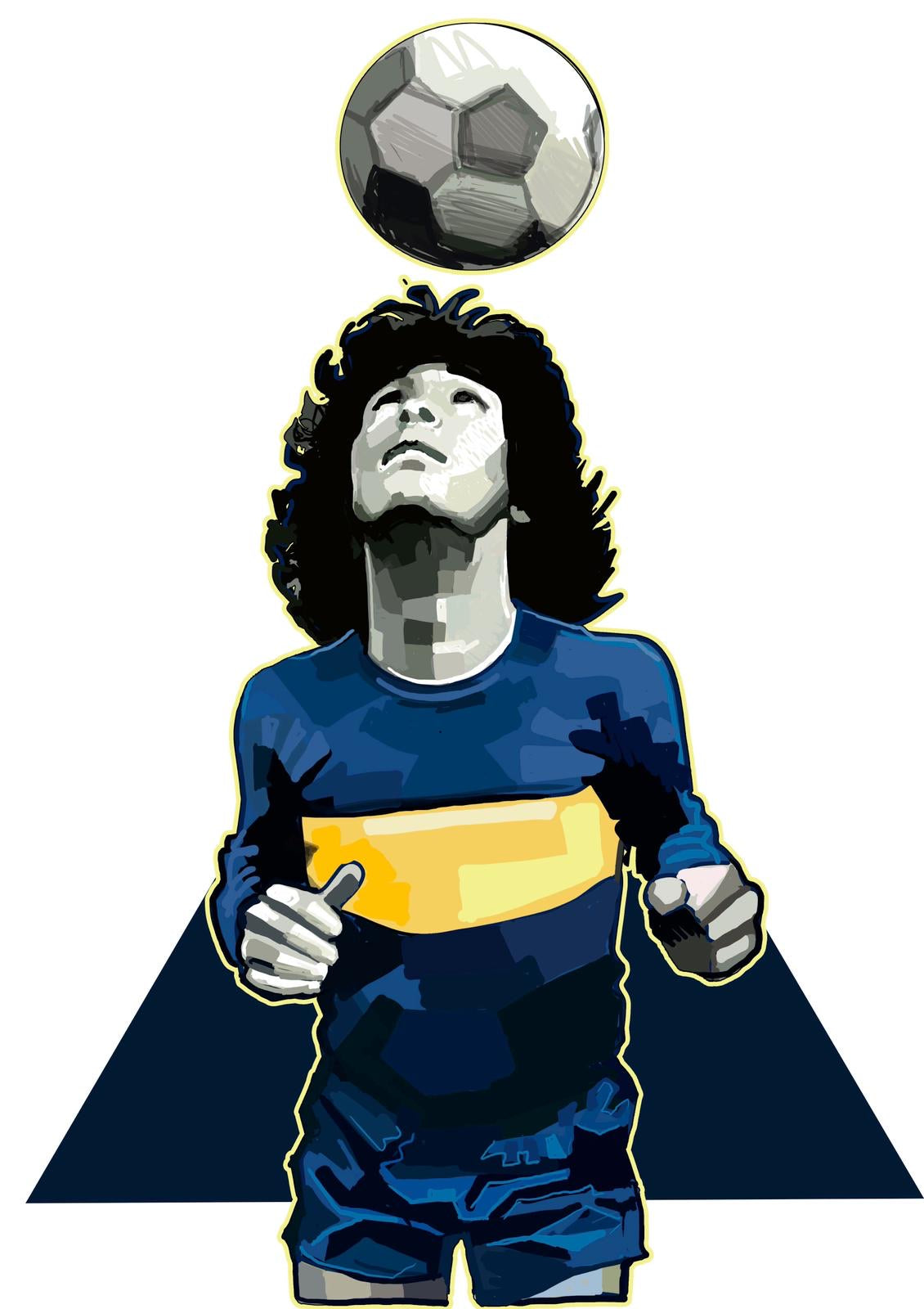 Marsdona boca juniors Print Mk2