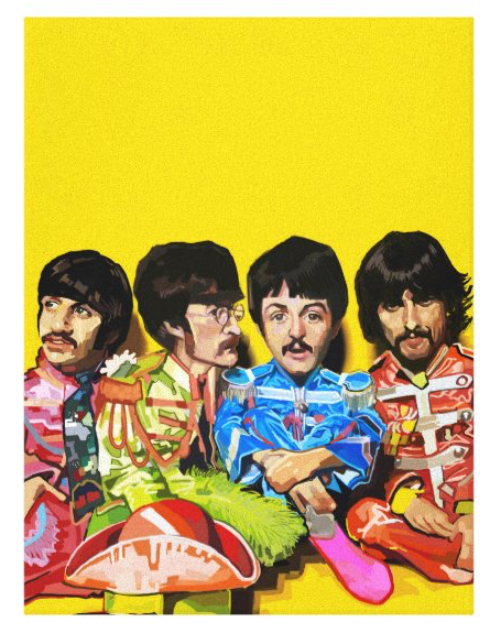The Beatles Deep Edge Canvas