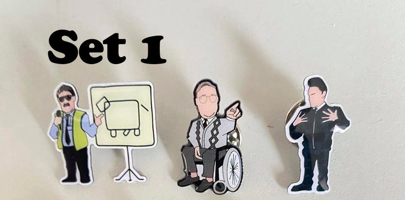 Phoenix nights limited edition Pin set