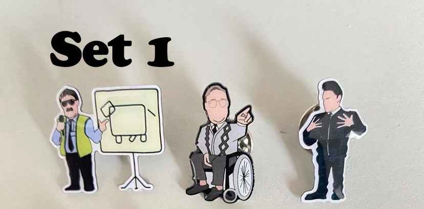 Phoenix nights limited edition Pin set