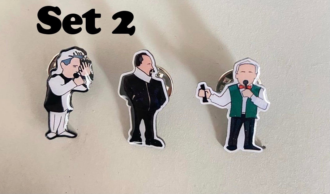 Phoenix nights limited edition Pin set