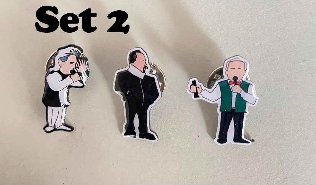 Phoenix nights limited edition Pin set