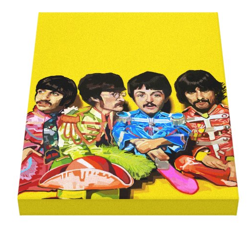 The Beatles Deep Edge Canvas