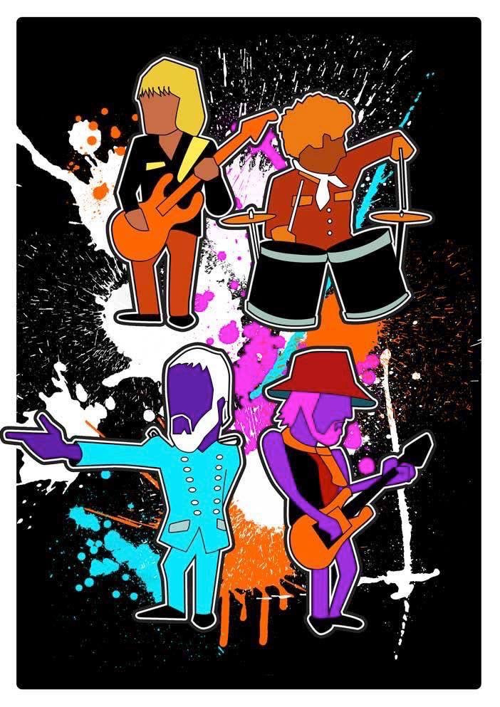 Kasabian print....