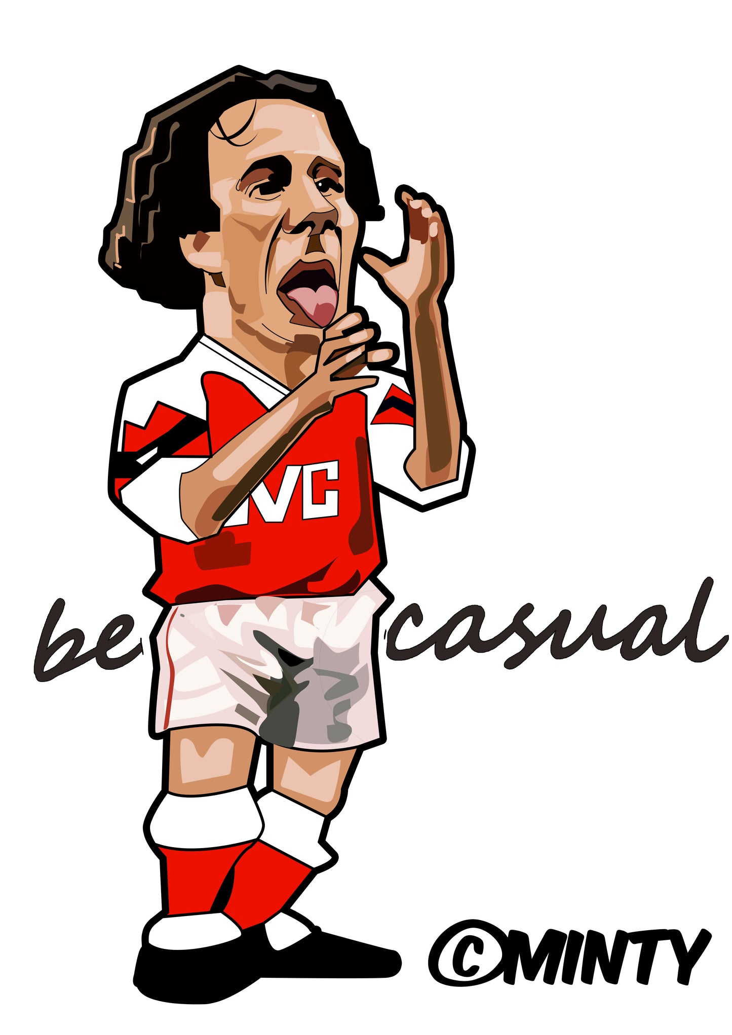 Be Casual Arsenal print...