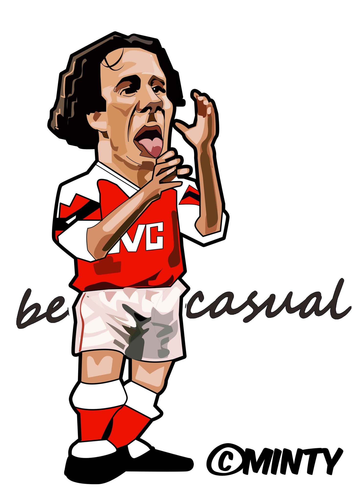 Be Casual Arsenal print...