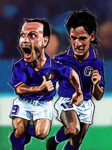 Schillaci Italia 90 Print.