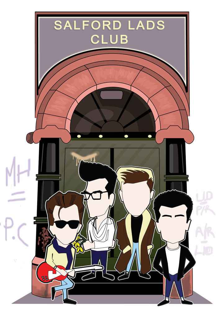 The Smiths Salford lads club print....
