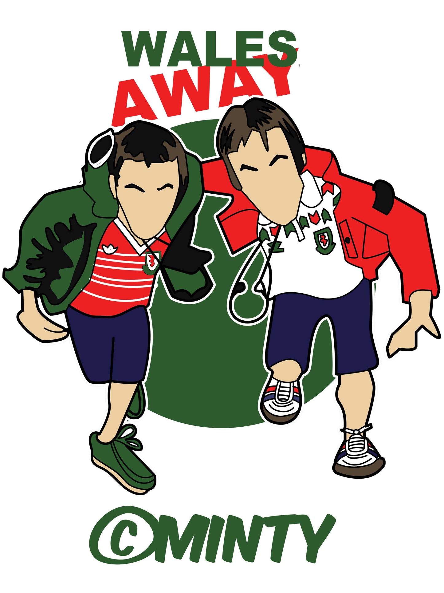 A Guy Called Minty, Wales Away Regular Fit T-Shirt