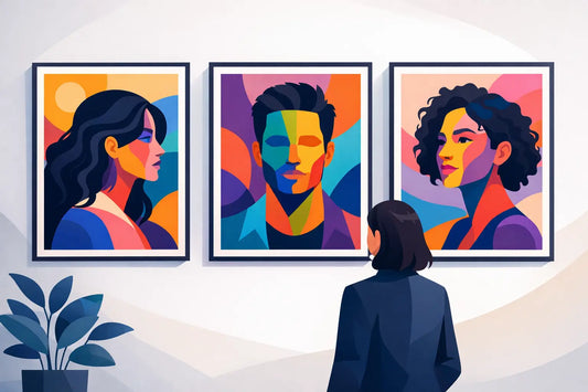 Digital Portrait Wall Art That Shows Your Colours