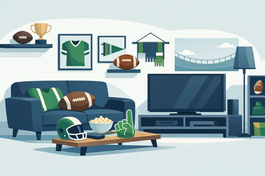 Football Fan Home Décor That Looks the Part