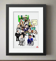 Phoenix nights Print