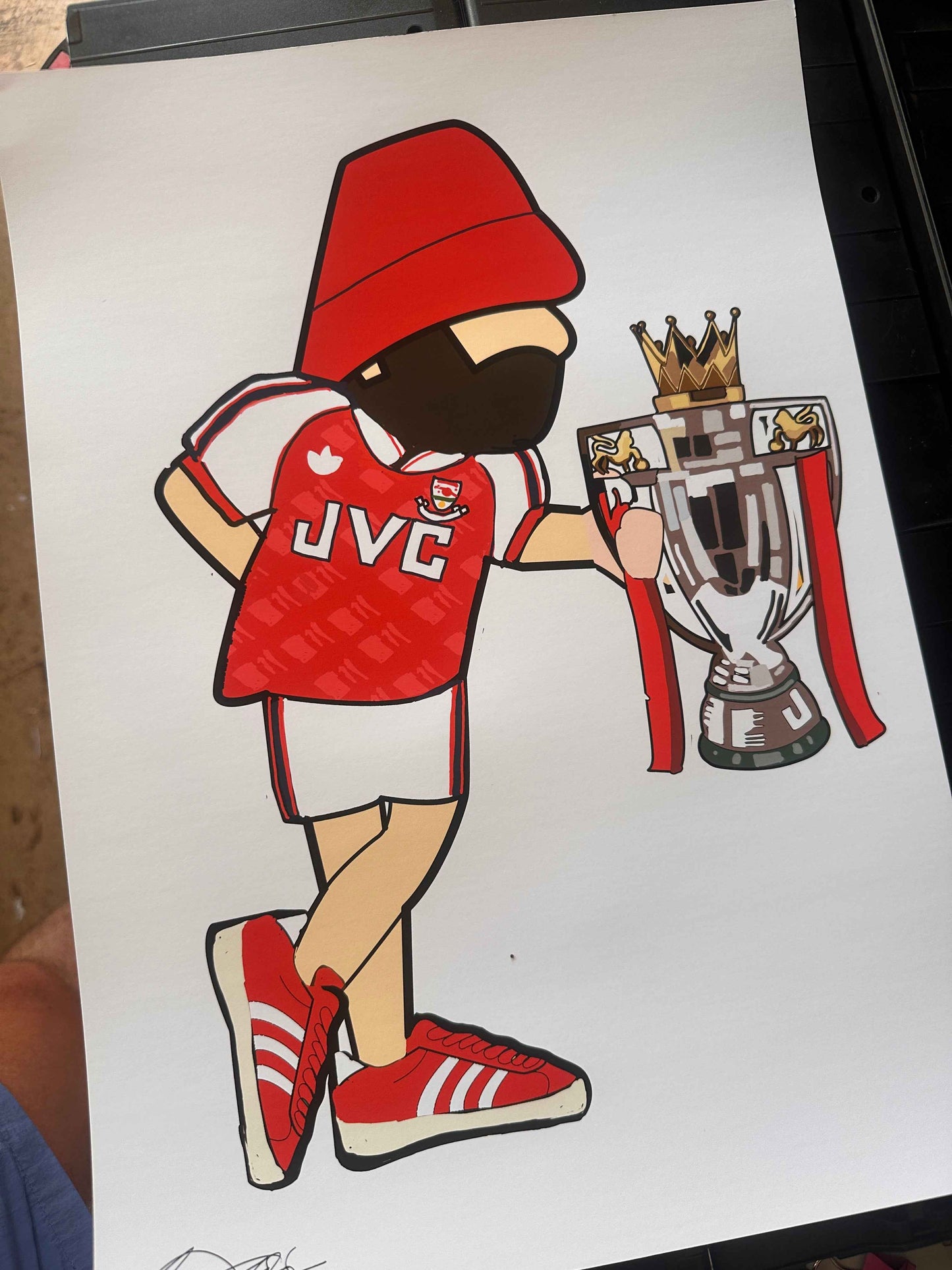Be Casual Arsenal Champions Print