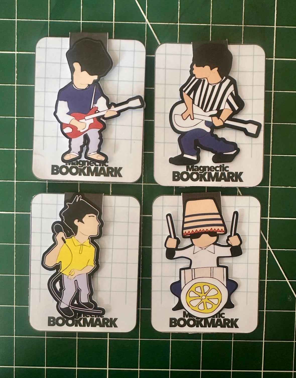 Stone Roses magnetic bookmark set
