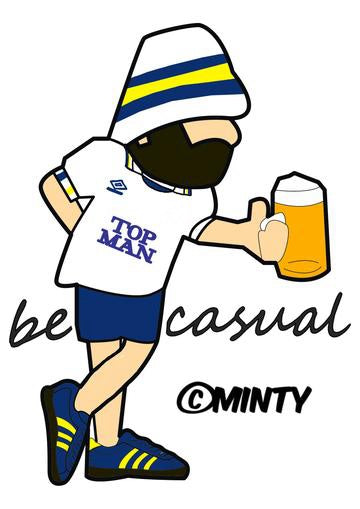 A Guy Called Minty, Be Casual LEEDS UTD  TOPMAN Regular Fit T-Shirt